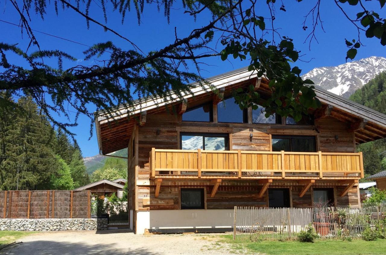 Chalet Le Petit Nicolas, Jacuzzi, Vue Mont Blanc Chamonix Exteriör bild