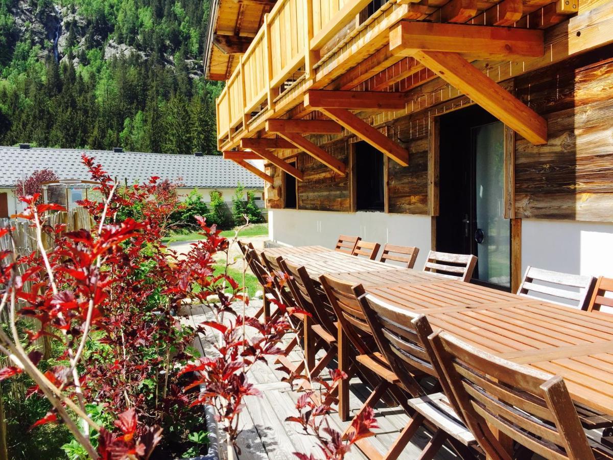 Chalet Le Petit Nicolas, Jacuzzi, Vue Mont Blanc Chamonix Exteriör bild