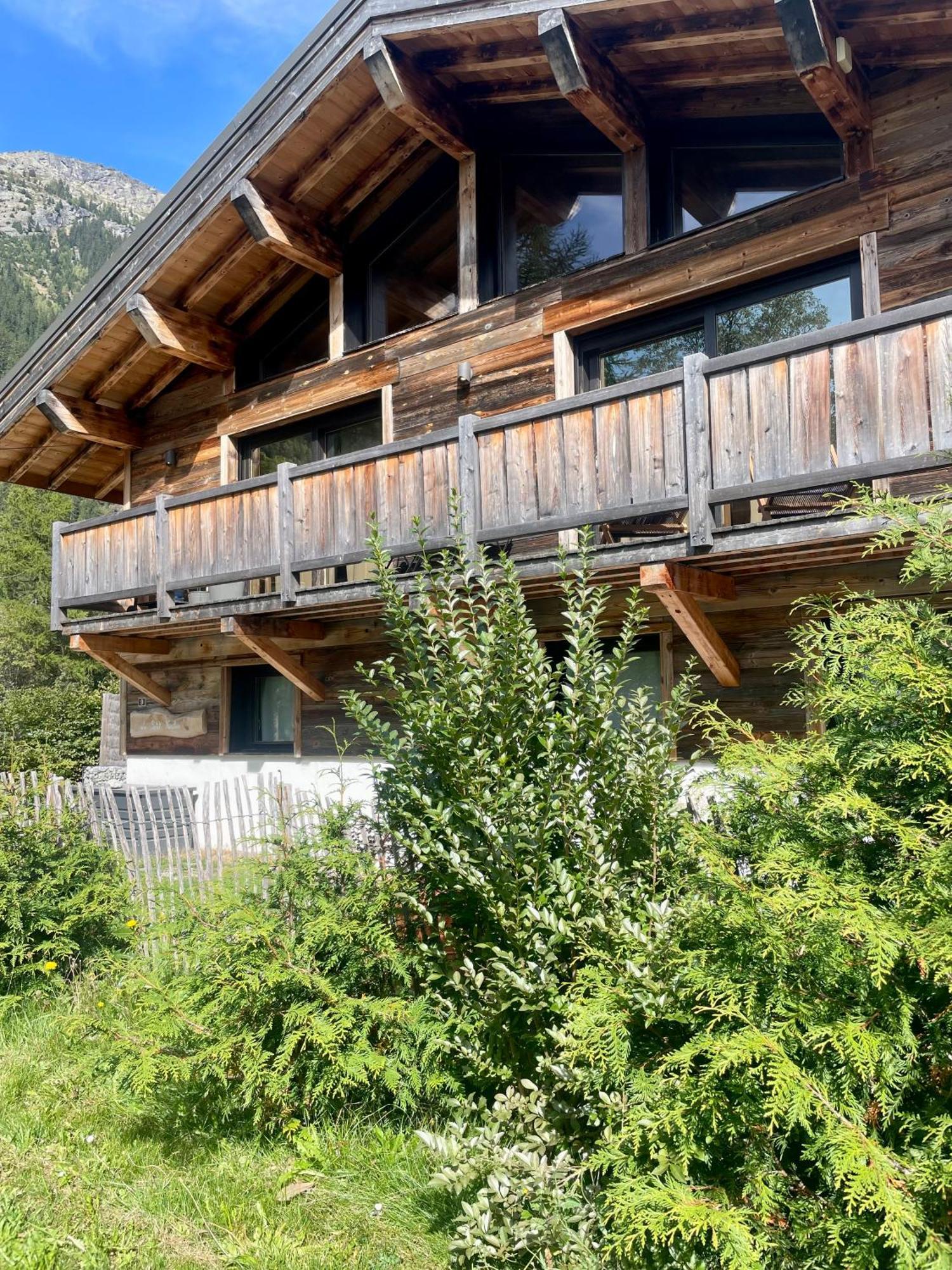 Chalet Le Petit Nicolas, Jacuzzi, Vue Mont Blanc Chamonix Exteriör bild